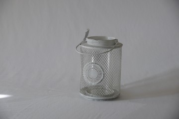 Lantaarn rond wit 51